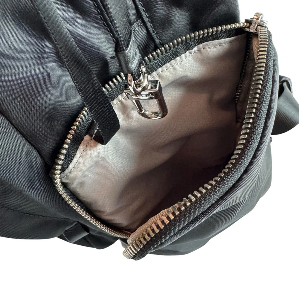 Tumi Carson Backpack, Black w/Silver Hardware - Picture 9 of 12